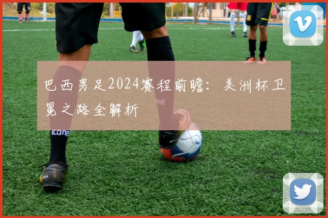 巴西男足2024赛程前瞻：美洲杯卫冕之路全解析